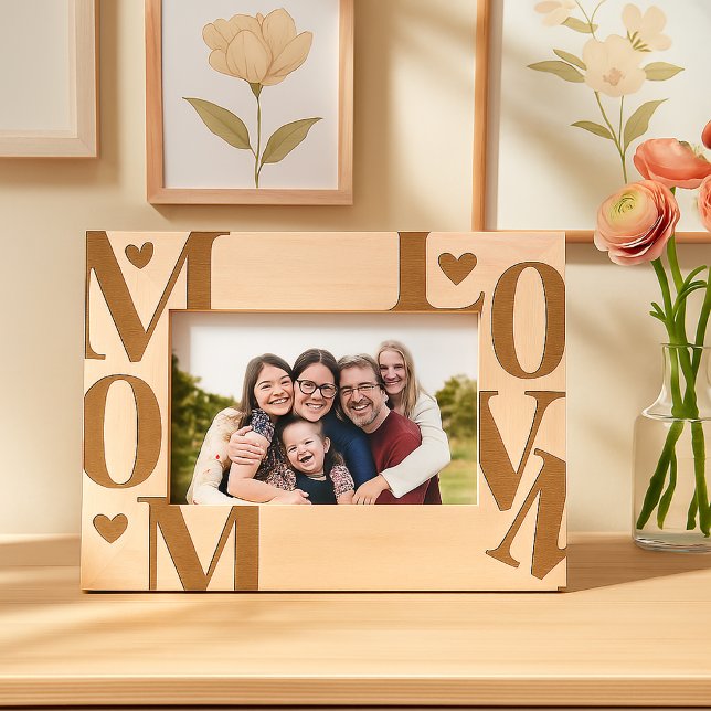 Minimal Typographic Mom Love Elegent   Engraved Frames (Creator Uploaded)