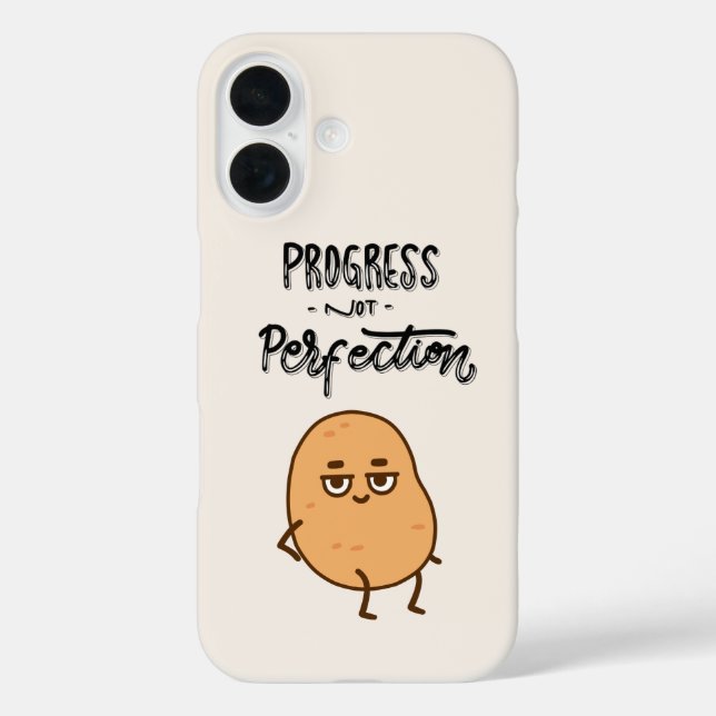 Minimal Typography Funny Phone Case (Back)