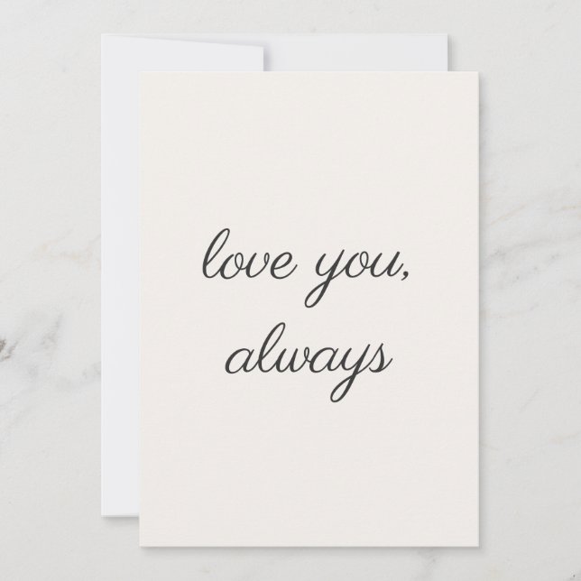 Minimal Valentine Printable Card  (Front)