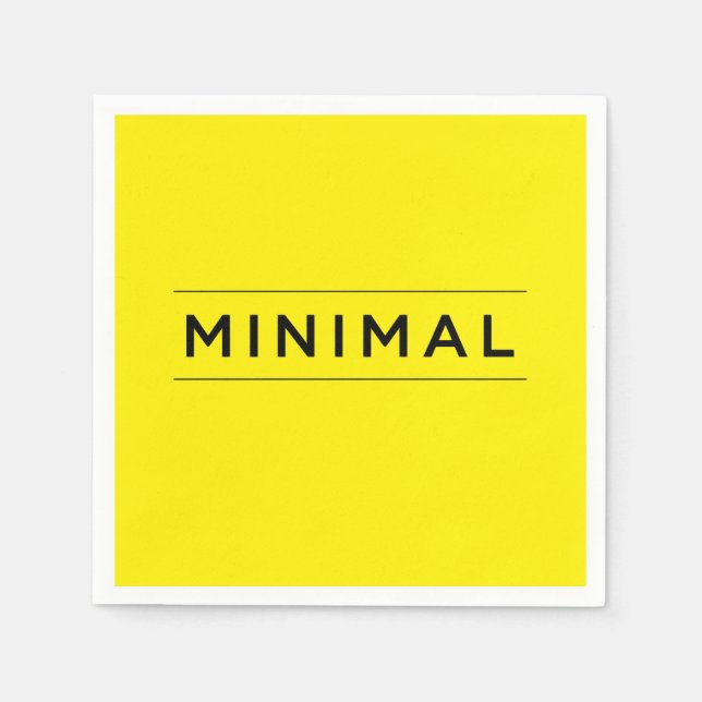 Minimal Vibes Napkins (Front)