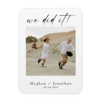 Minimal Wedding Elopement Reception Photo