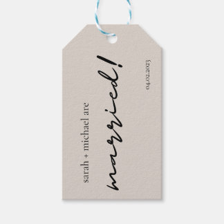 Minimal Wedding Favor Gift Tags