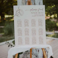 Terracotta Rust Arch Wedding Seating Chart Board Sign | Personalized Guest high quality List and Seating Table Chart - Find Your Seat