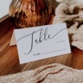 Perfectly Plain Folded Place Cards