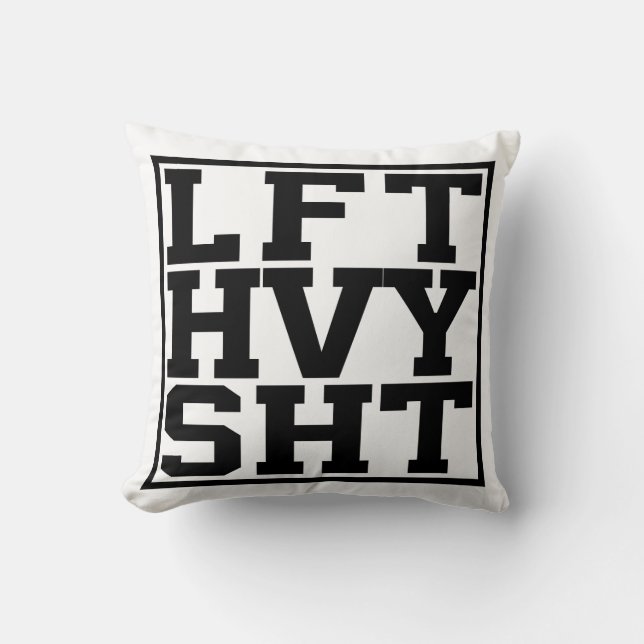 Minimal White Aesthetic Abstract Throw Pillow (Front)