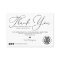 Minimal White Black Script Customer Thank You