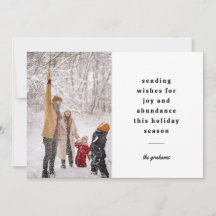 Minimal White Black Typographic Sending Wishes