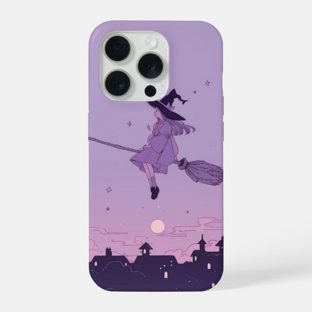 Minimal Witch  iPhone Case (Back)
