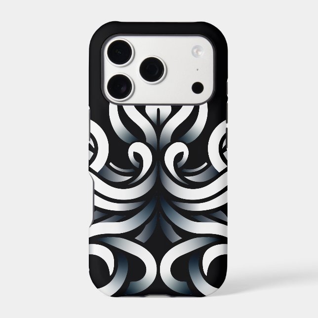 Minimal Zen Sacred Geometric Mandala Abstract Case-Mate iPhone Case (Back)
