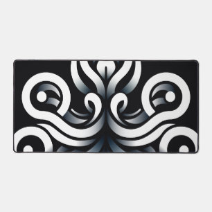 Minimal Zen Sacred Geometric Mandala Abstract Desk Mat