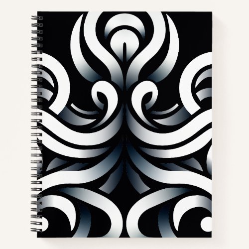 Minimal Zen Sacred Geometric Mandala Abstract Notebook