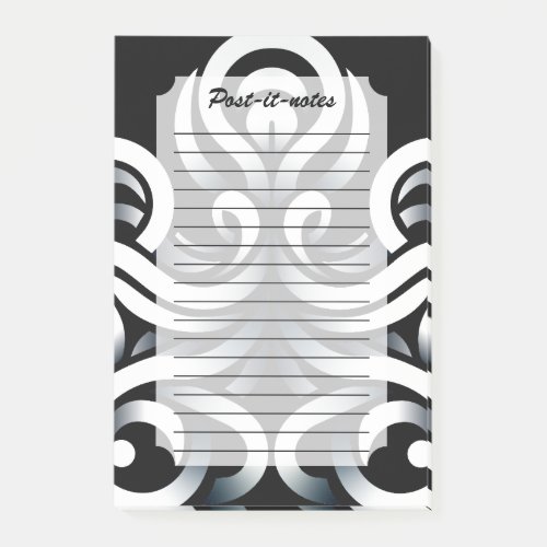 Minimal Zen Sacred Geometric Mandala Abstract Post-it Notes
