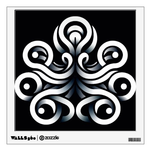 Minimal Zen Sacred Geometric Mandala Abstract Wall Decal