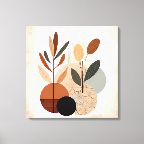 Minimalism and Abstract Art Unite Canvas Print