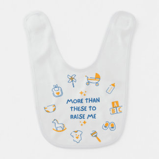 Minimalism Baby Essentials Prints Parenthood Guide Bib