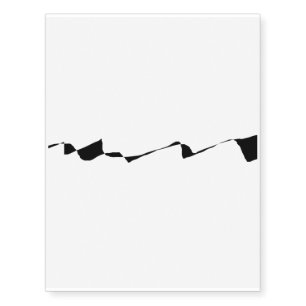 Minimalism - Black and White Temporary Tattoos