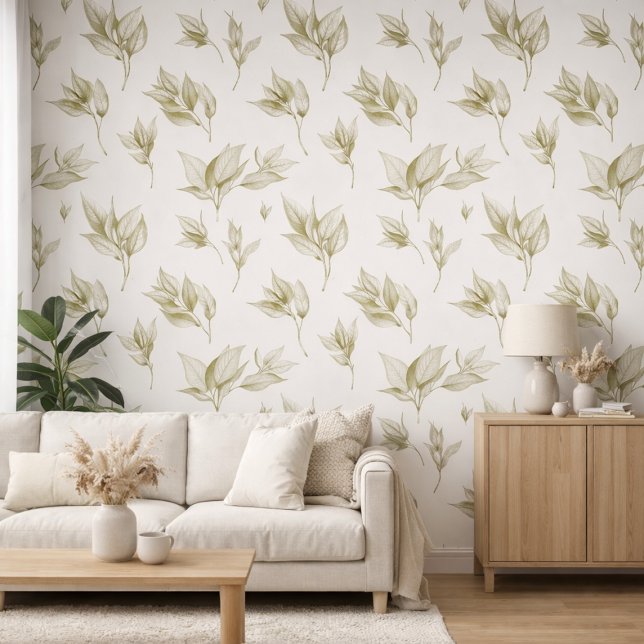 Minimalism Elegant Foliage in Golden Tones Wallpaper (Creator Uploaded)