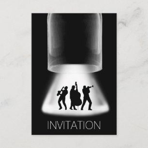 Minimalism Festival Jazz Concert Invitation