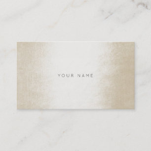 Minimalism Ivory Silver Pearl Gray White Vip Business Card