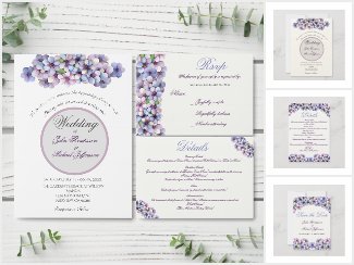 Minimalism Modern Romance in  Lavender Watercolor