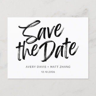 Minimalism Save The Date Card