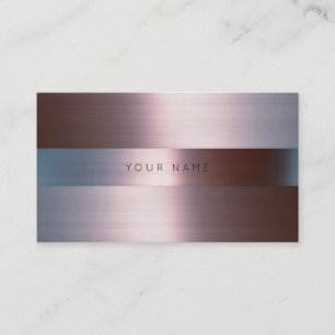 Minimalism Silver Burgunde Metallic Gray Vip Business Card