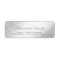 Minimalism Silver Foil Return Address Labels
