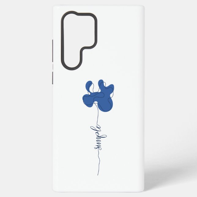 Minimalism Simple Flower Samsung Galaxy Case (Back)