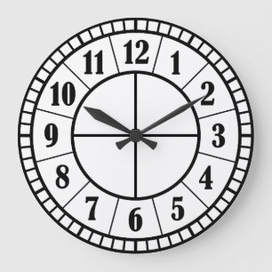 Minimalist 10.75" Round Acrylic Wall Clock