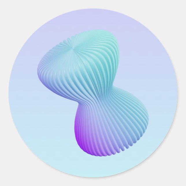 Minimalist_1 Classic Round Sticker (Front)