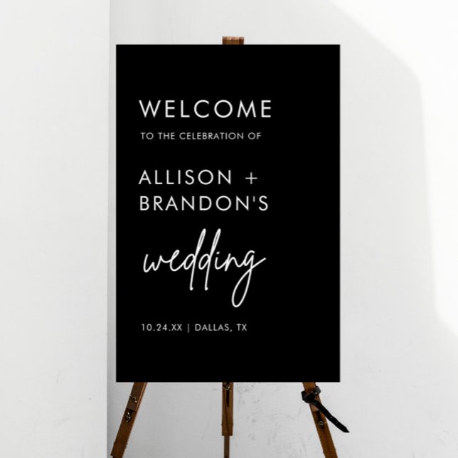Minimalist 24x36 Wedding Reception Welcome Sign (Creator Uploaded)