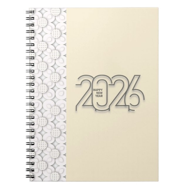 Minimalist '26 Start Notebook (Front)