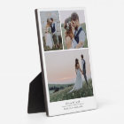 Minimalist 3 Pictures Wedding Photo Frame