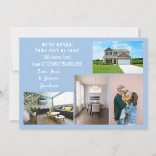 Minimalist 4 Photos We Moved Moving Announcement