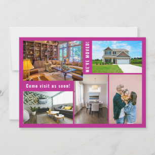 Minimalist 5 Photos We Have Moved Announcement