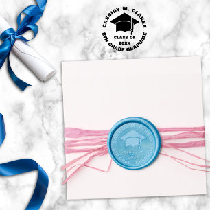 Minimalist 8th Grade Graduation Wax Seal Sticker