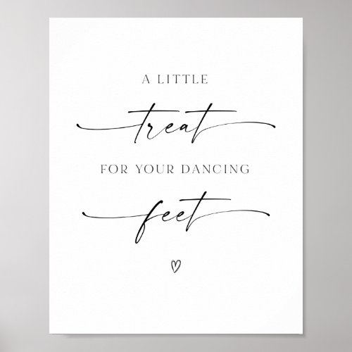Minimalist A Little Treat For Your Dancing Feet Poster