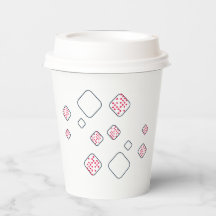 Minimalist Abstract art Paper Cups