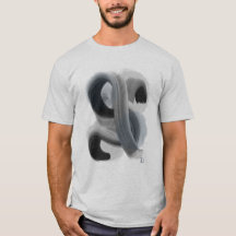 Minimalist Abstract Artwork Men's Basic T-shirt