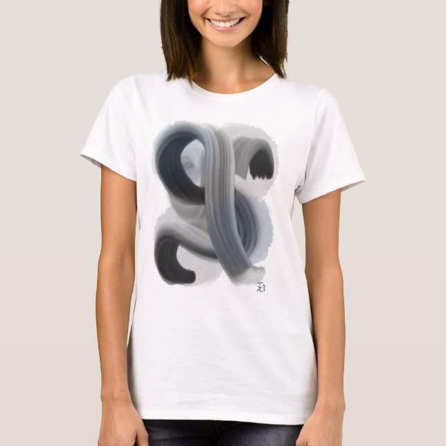 Minimalist Abstract Artwork Women's T-shirt (Front)