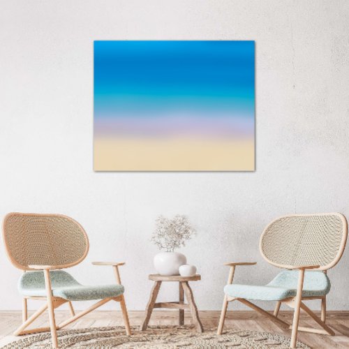 Minimalist Abstract Beach Art Coastal Decor