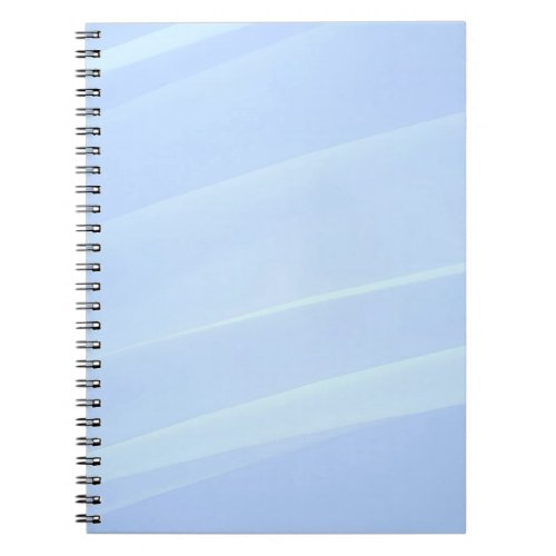 Minimalist Abstract Blue Lines Notebook