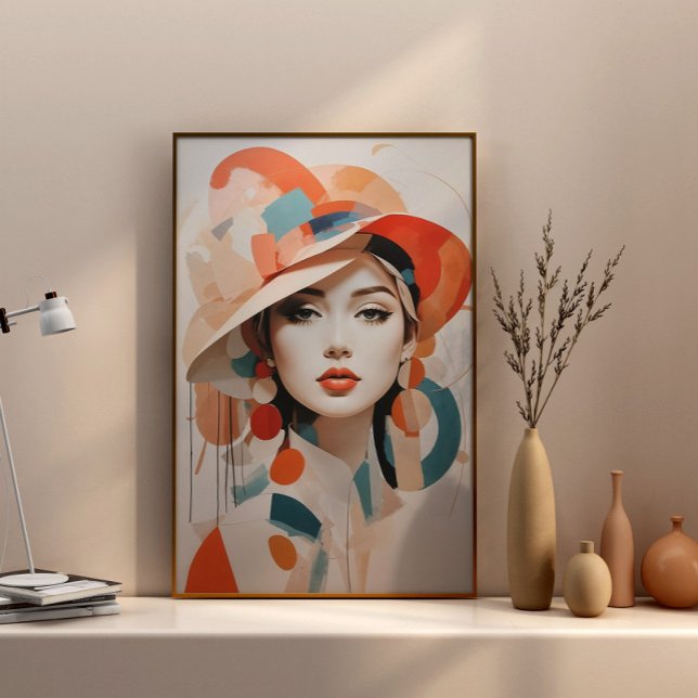 Minimalist Abstract Boho Woman Wall Art Poster (Creator Uploaded)