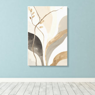 Minimalist Abstract Botanical Line Art Print