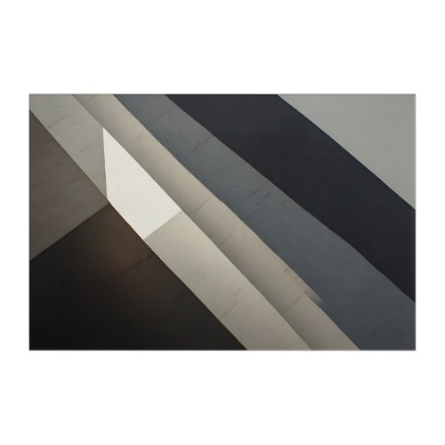 Minimalist Abstract Concrete Architecture Acrylic Print