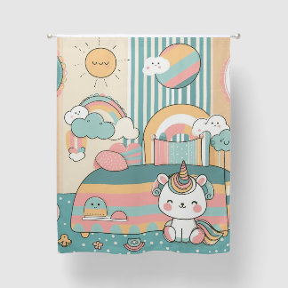 minimalist abstract curtain design