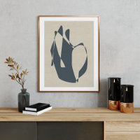 Minimalist Abstract Geometric Gray Neutral Shape