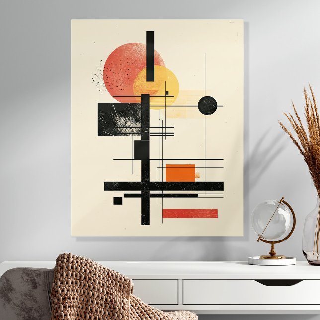 Minimalist Abstract Geometric Wall Art Acrylic Photo Tile (Creator Uploaded)