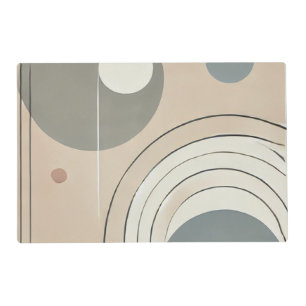 Minimalist Abstract Laminated Placemat