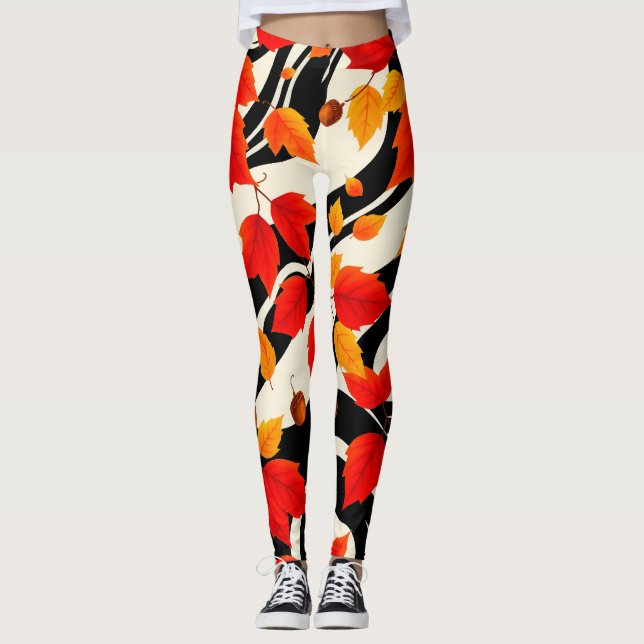 Minimalist Abstract Leggings (Front)